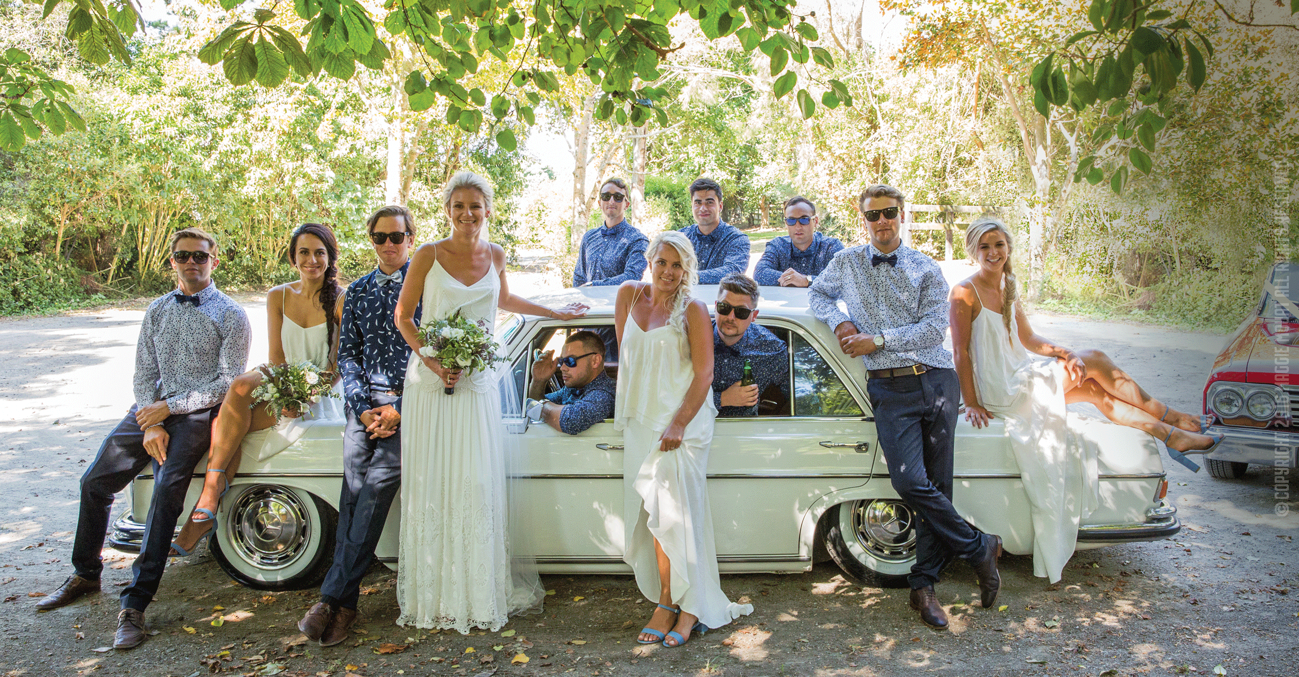 Rural Bridal Party